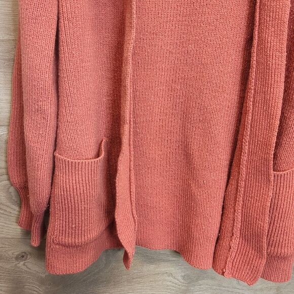 Woolco Thick Knit Open Front Cardigan Sweater Women's Regular Size Large - Picture 3 of 8
